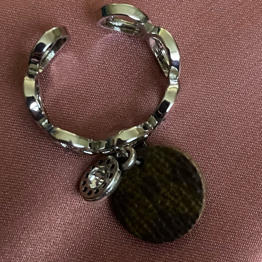 NWOT Silver Upcycled Adjustable Ring
